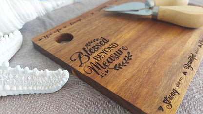 Dark Acacia Small Cutting/Serving Board