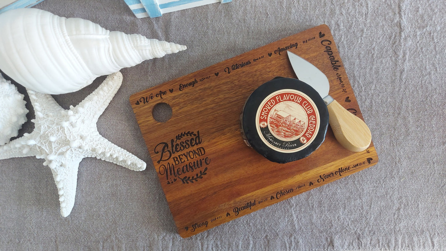 Dark Acacia Small Cutting/Serving Board