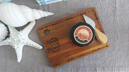 Dark Acacia Small Cutting/Serving Board