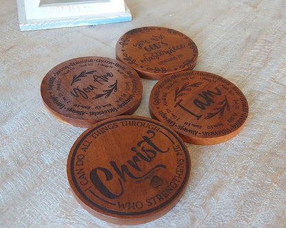Dark Wooden Coasters